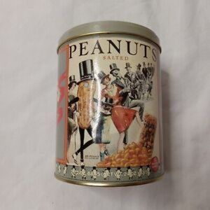 1989 Vintage Planter's Peanuts Salted Limited Edition Tin Can